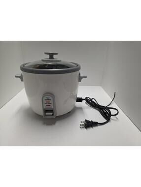 Zojirushi NHS-10 6-Cup Uncooked Rice Cooker White ✅TESTED WORKS!